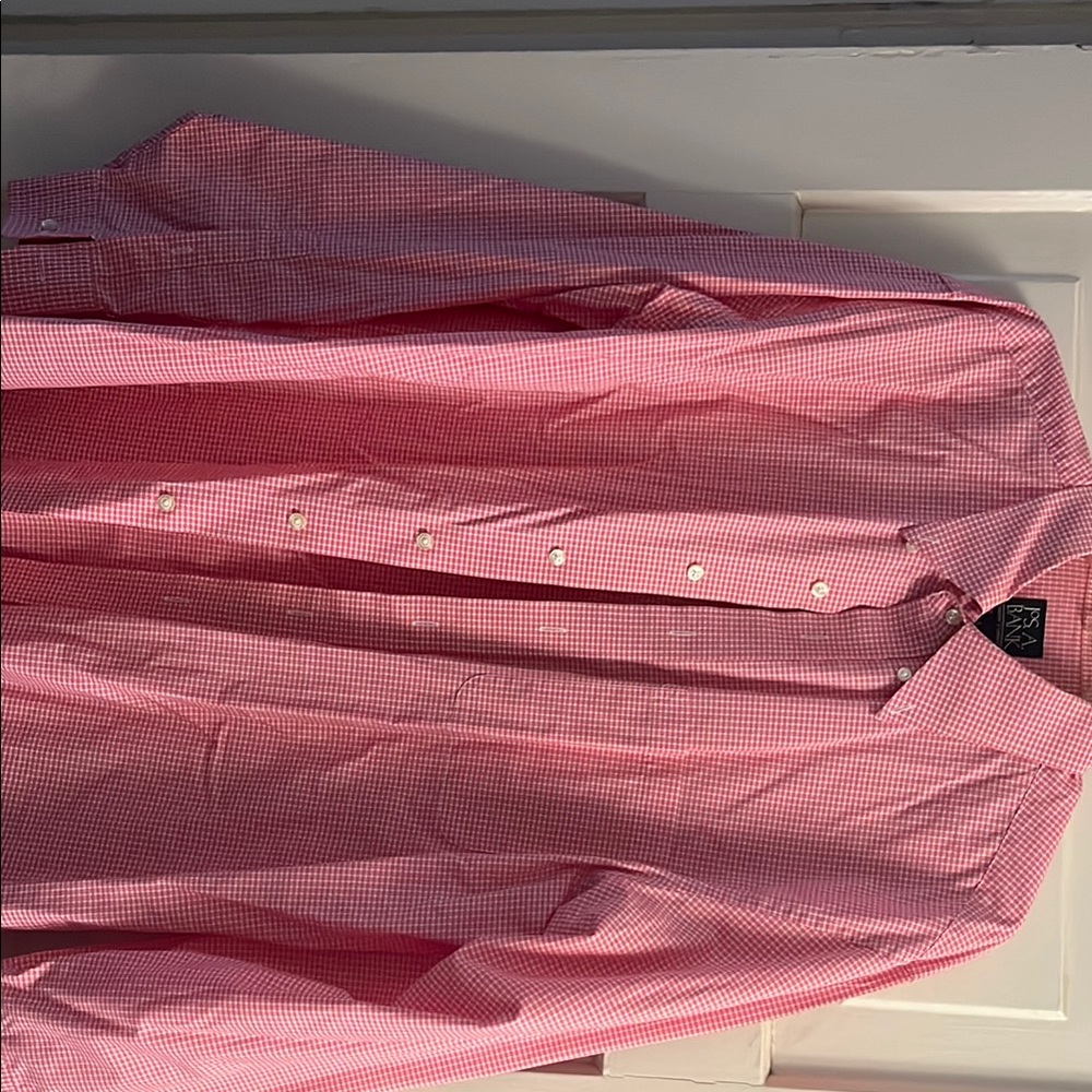 Men's Pink Checkered Shirt